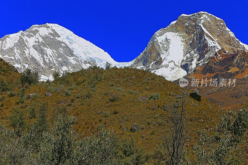 hus球山――安第斯山脉的Cordillera - Huaraz, Ancash，秘鲁